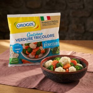 Orogel Il Benessere Beilage Buntes Gemüse Tricolore, Tiefgefroren 450 g