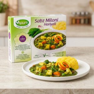 Vepura Gemüse in pikanter Spinat-Cashew Soße Vegan 400g
