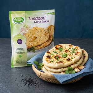 Vepura Tandoori Garlic Naan - vegan 320g