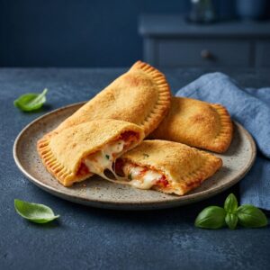 Käsetaschen mit Mozzarella und Tomate