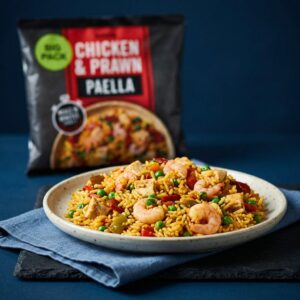Iceland Hähnchen & Garnelen Paella 750g