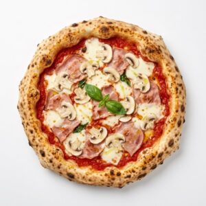 Delfo Napolitanische Pizza Prosciutto e Funghi, 430 g