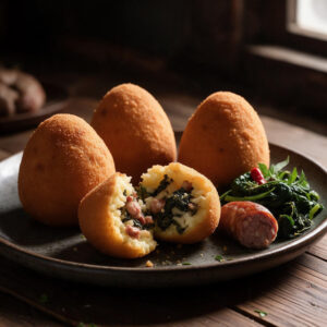Arancini Reisbällchen mit Salsiccia & Friarielli, 400g
